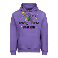 Tulip mardi gras social club Urban Hoodie - MaliasSmallBusiness