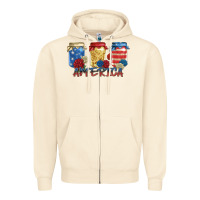 Sandshell america mason jar Zipper Hoodie - Zillion Design Studio