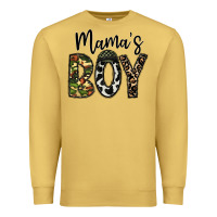 Antique Gold mama's boy Premium Sweatshirt - CowhideDigitalArt