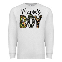 Oatmeal Heather mama's boy Premium Sweatshirt - CowhideDigitalArt