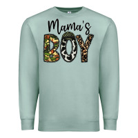 Seafoam mama's boy Premium Sweatshirt - CowhideDigitalArt
