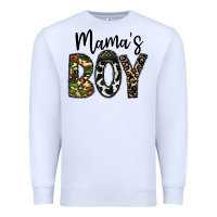 White mama's boy Premium Sweatshirt - CowhideDigitalArt