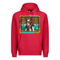 Cardinal Western Cute Pig Premium Hoodie - LillyAllenDesigns