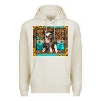 Oatmeal Heather Western Cute Pig Premium Hoodie - LillyAllenDesigns