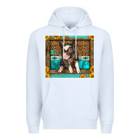 White Western Cute Pig Premium Hoodie - LillyAllenDesigns