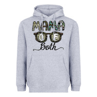 Heather Grey mama of both Heavyweight Hoodie - CowhideDigitalArt