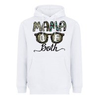 White mama of both Heavyweight Hoodie - CowhideDigitalArt