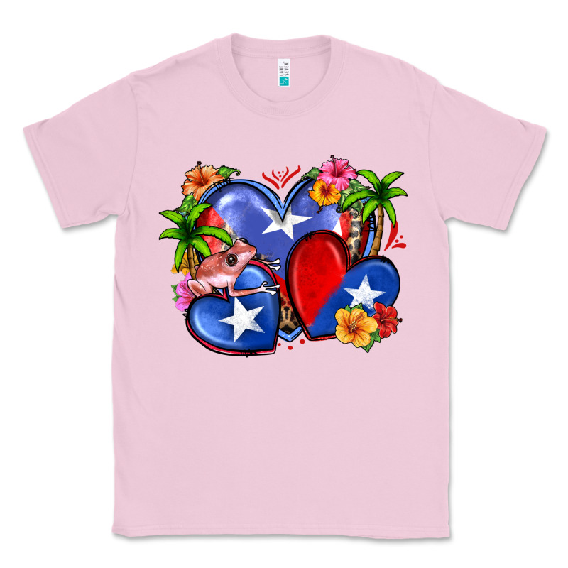 Puerto Rico Hearts Classic Tee by Zillion Design Studio | Teevron