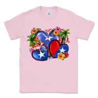 Bubblegum Pink puerto rico hearts Classic Tee - Zillion Design Studio