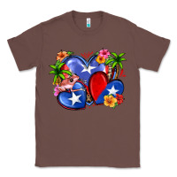 Chestnut puerto rico hearts Classic Tee - Zillion Design Studio