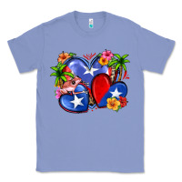 Colony Blue puerto rico hearts Classic Tee - Zillion Design Studio