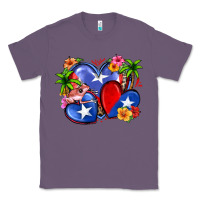 Lavender puerto rico hearts Classic Tee - Zillion Design Studio