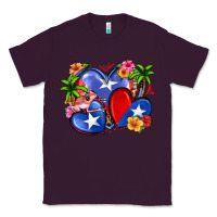 Plum puerto rico hearts Classic Tee - Zillion Design Studio