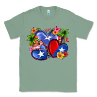 Sage puerto rico hearts Classic Tee - Zillion Design Studio