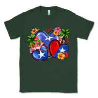 Sports Green puerto rico hearts Classic Tee - Zillion Design Studio
