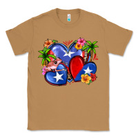 Toasted Coconut puerto rico hearts Classic Tee - Zillion Design Studio