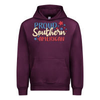 Mauve Wine proud southern american Urban Hoodie - MaliasSmallBusiness