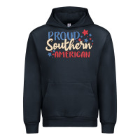 Navy proud southern american Urban Hoodie - MaliasSmallBusiness