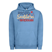 Pigment Pebble Blue proud southern american Urban Hoodie - MaliasSmallBusiness