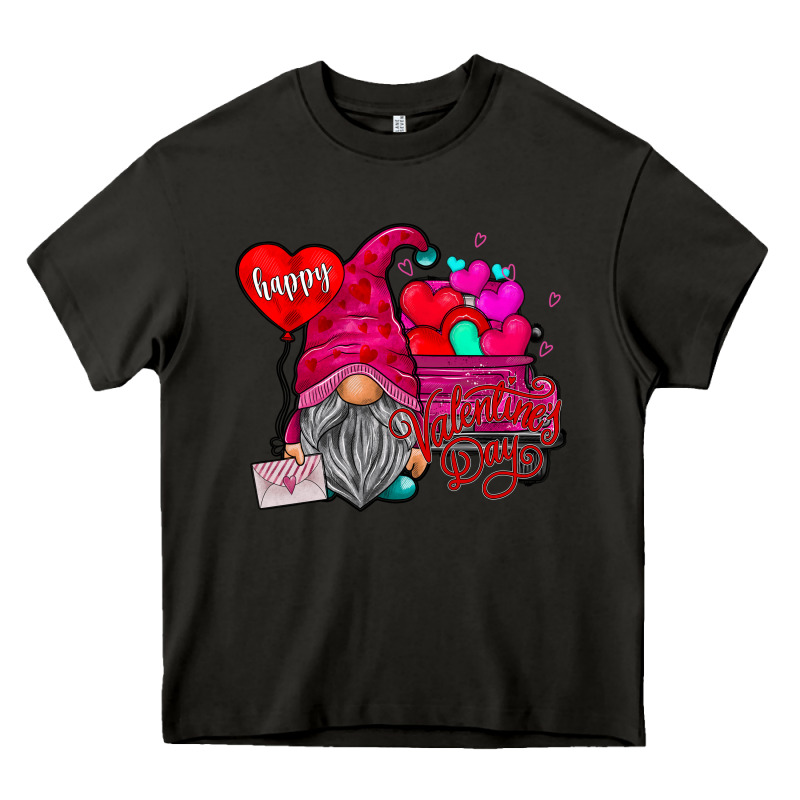 Happy Valentine's Day Heavy Core Tee by CowhideDigitalArt | Teevron