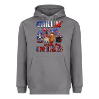 Storm Chillin' with my gnomies 4th of July Heavyweight Hoodie - CowGirlArtShop