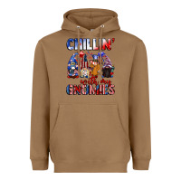 Toasted Coconut Chillin' with my gnomies 4th of July Heavyweight Hoodie - CowGirlArtShop