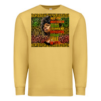 Antique Gold juneteenth celebrate Premium Sweatshirt - HRA Design Shop