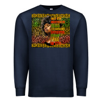 Navy juneteenth celebrate Premium Sweatshirt - HRA Design Shop