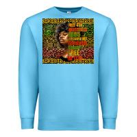 Ocean Blue juneteenth celebrate Premium Sweatshirt - HRA Design Shop