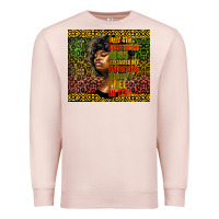 Pale Pink juneteenth celebrate Premium Sweatshirt - HRA Design Shop
