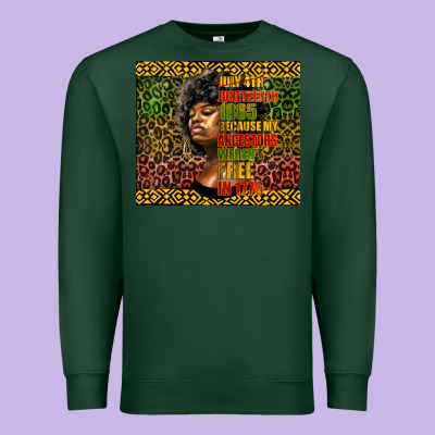 Juneteenth Celebrate Premium Sweatshirt Designed By Hra Design Shop