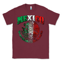 Burgundy mexico coat of arms Classic Tee - Zillion Design Studio
