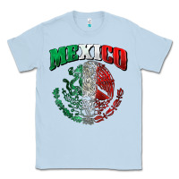Dusty Blue mexico coat of arms Classic Tee - Zillion Design Studio