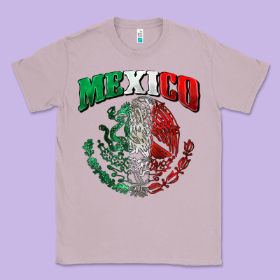 Mexico Coat Of Arms Classic Tee Designed By Zillion Design Studio