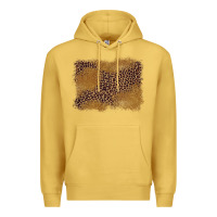 Antique Gold leopard background Premium Hoodie - BarkalooDesign