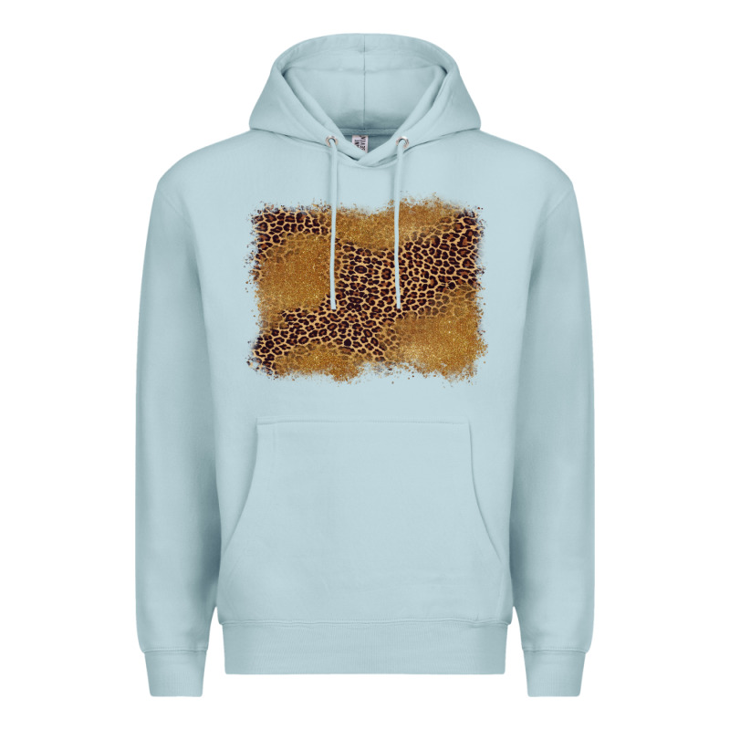 Leopard Background Premium Hoodie by BarkalooDesign | Teevron