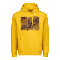 Lemon leopard background Premium Hoodie - BarkalooDesign