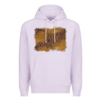 Lilac leopard background Premium Hoodie - BarkalooDesign