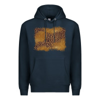 Navy leopard background Premium Hoodie - BarkalooDesign
