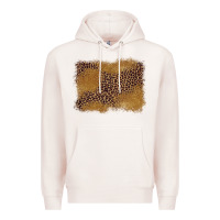 Pale Pink leopard background Premium Hoodie - BarkalooDesign