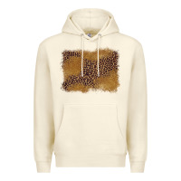 Sandshell leopard background Premium Hoodie - BarkalooDesign