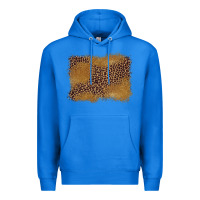True Royal leopard background Premium Hoodie - BarkalooDesign