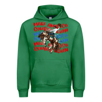Emerald make america cowboy again Urban Hoodie - MaliasSmallBusiness