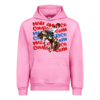 Fuchsia Pink make america cowboy again Urban Hoodie - MaliasSmallBusiness
