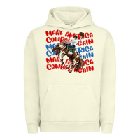 Pigment Pistachio make america cowboy again Urban Hoodie - MaliasSmallBusiness