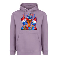 Lavender 4th of July America ice creams Heavyweight Hoodie - Neo Western