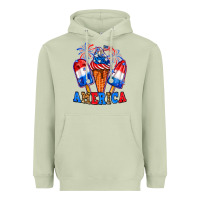 Matcha 4th of July America ice creams Heavyweight Hoodie - Neo Western