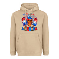 Mushroom 4th of July America ice creams Heavyweight Hoodie - Neo Western