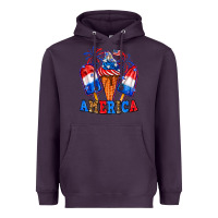 Plum 4th of July America ice creams Heavyweight Hoodie - Neo Western