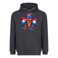 Smoke 4th of July America ice creams Heavyweight Hoodie - Neo Western